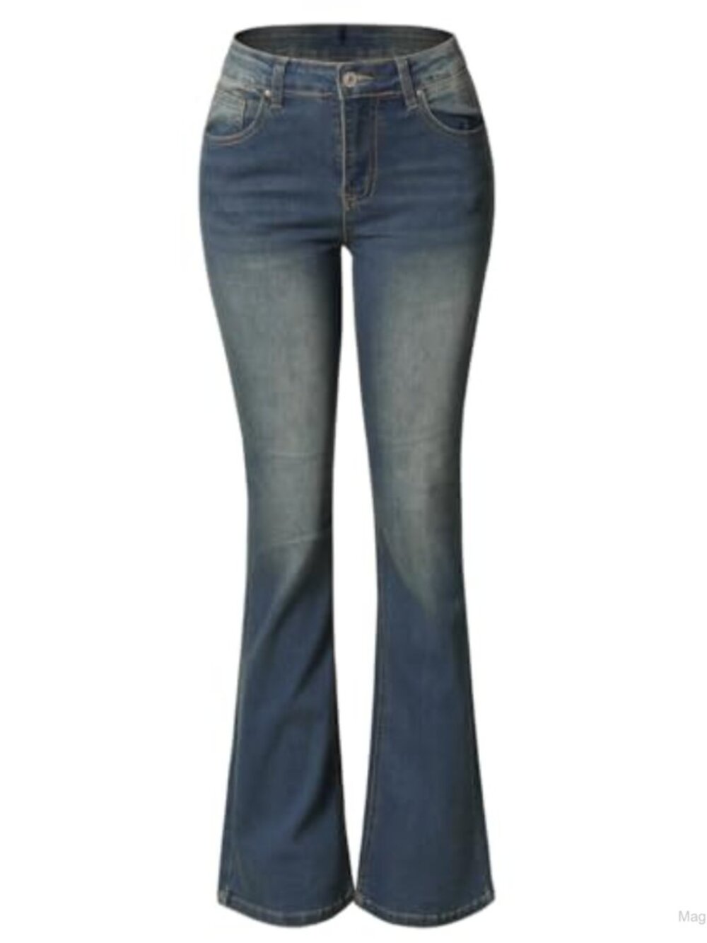 High Waist Stretch Slim Bootcut Flare Jeans